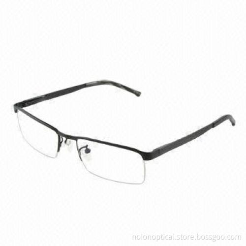 Semi-rimless Titanium Eyeglasses for Men, OEM/ODM Orders Welcomed